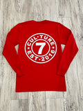 Red “Founders” Long Sleeve Shirt