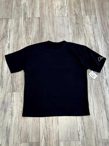 Black Luxe “Essential” Knit Shirt