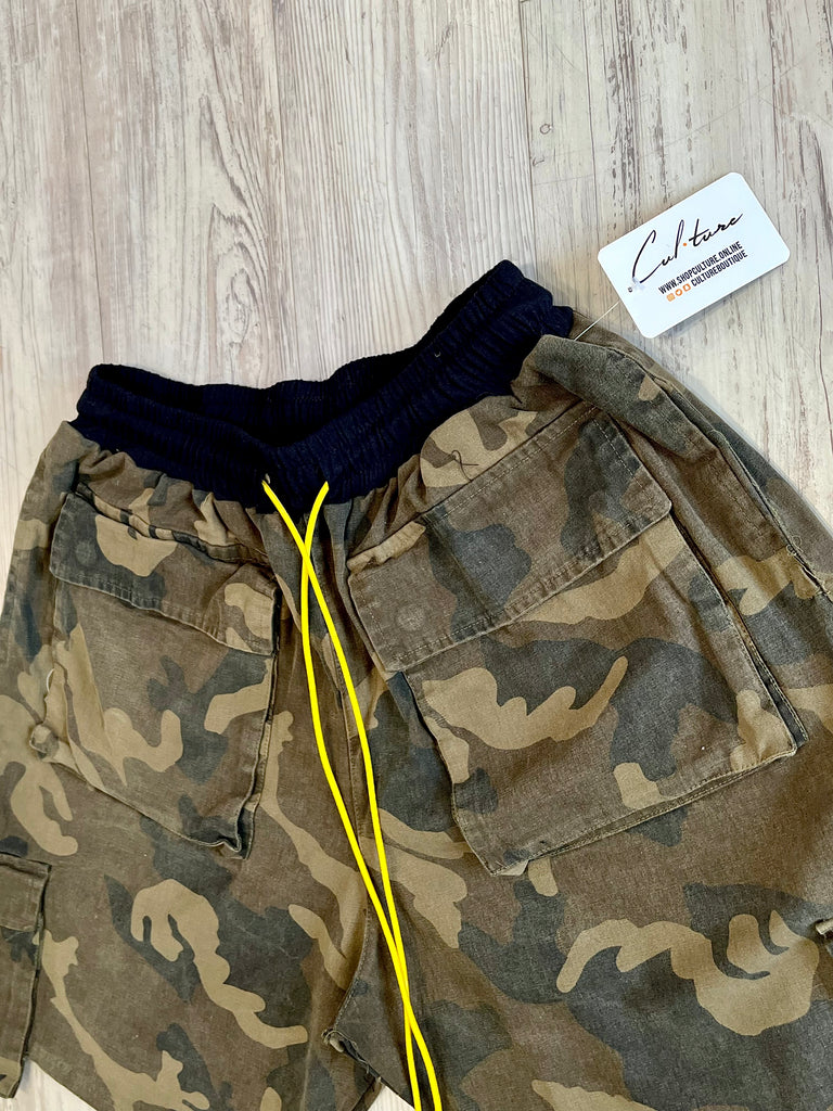Vintage Camo Cargo Shorts Shop Culture