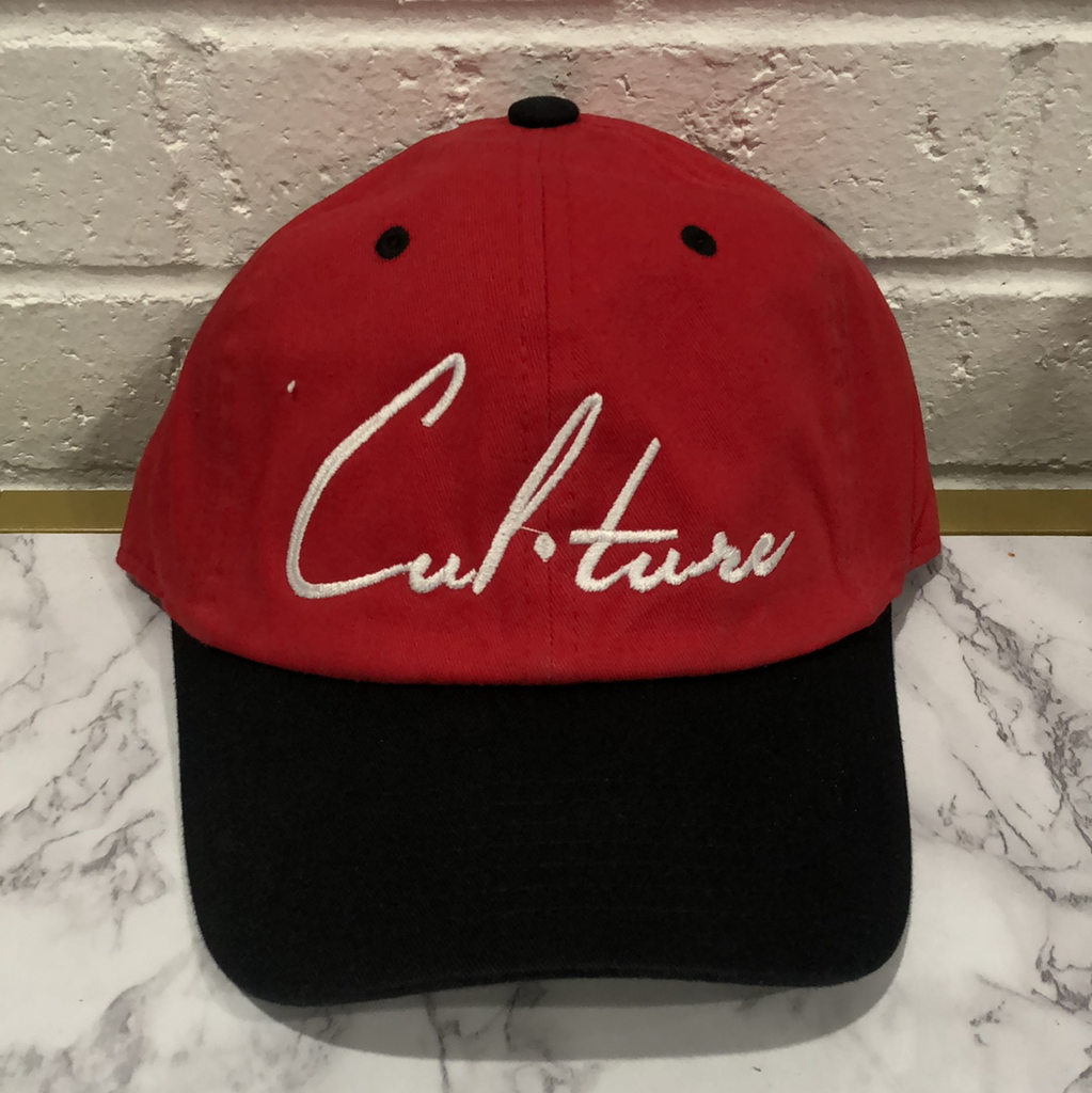 Red Black Dad Hat Shop Culture