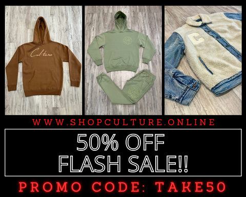 50% Off Flash Sale!