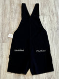 Black Premium Canvas Overalls
