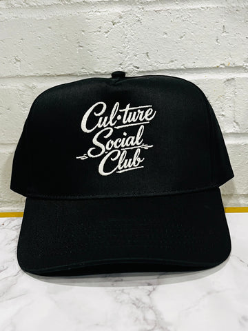 Black “Cul•ture Social Club” Premium Snapback