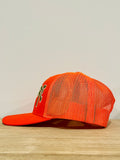 Orange “Cul•ture Tour Merch” Mesh Trucker