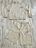 Natural “Marathon Runner” Heavyweight Nylon Tracksuit 2.0