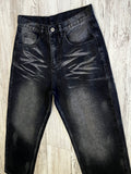 Black Vintage Wash “Dirty” Denim