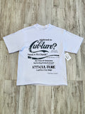 Navy Blue/Grey “Addicted To Cul•ture” Premium 8oz. Raw Edge Shirt