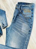 Vintage Wash “Rodeo” Denim Work Jacket & Baggy Jeans