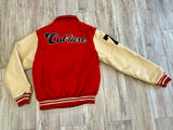 Red “Members Only” Letterman Jacket