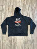 Vintage Black “Need $ For Drops” Luxe 15oz. Hoodie