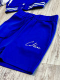 Royal Blue Varsity Jacket & Shorts