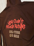 Brown “Fashion School Drop Out” Luxe 15oz. Hoodie