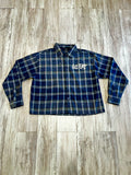 Navy Sun Faded “Dirty” Luxe Flannel