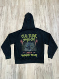 Black Acid Wash “Tour Merch” Luxe Hoodie