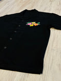 Black “Paradise” Premium Linen Cuban Shirt