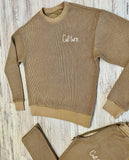 Chestnut Chain Knit Sweatsuit