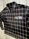 Black Sun Faded “Dirty” Luxe Flannel