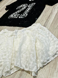 Black Lace “Golden Year” Jersey & Mini Skort
