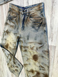 “Dirty” Vintage Wash Denim Jacket & Pants