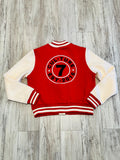 Red All-Star “Away” Varsity Jacket(W)