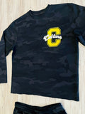 Black Camo “M.F.B.I.D.T” Short Sweatsuit