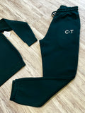 Hunter Green Quarter Zip Premium Sweatsuit
