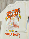 Natural/Orange “Tour Merch” Vintage Raw Edge Shirt