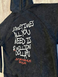 Vintage Black “Need $ For Drops” Luxe 15oz. Hoodie