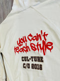 Natural “Fashion School Drop Out” Luxe 15oz. Hoodie