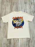 Natural/Orange “Tour Merch” Vintage Raw Edge Shirt