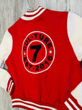 Red All-Star “Away” Varsity Jacket(W)