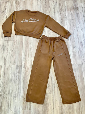 Sand Crewneck Sweatsuit(W)