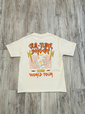 Natural/Orange “Tour Merch” Vintage Raw Edge Shirt