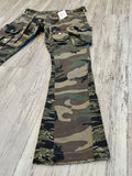 Camo Cargo Flare Pants