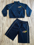 Navy Blue “Marathon Runner” Heavyweight Nylon Tracksuit 2.0