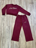 Plum Crewneck Sweatsuit(W)