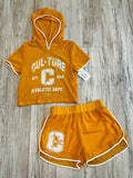 Gold “Athletic Dept.” Mesh Set