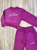 Orchid Crewneck Sweatsuit(W)