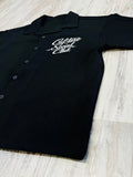 Black “Cigar” Luxe Cuban Button Down