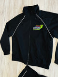 Black “Marathon Runner” Heavyweight Nylon Tracksuit 2.0