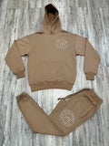 Sand “EST.” Luxe Heavyweight Sweatsuit