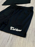 Black Cuban Knit Shirt & Shorts