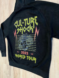Black Acid Wash “Tour Merch” Luxe Hoodie