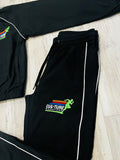 Black “Marathon Runner” Heavyweight Nylon Tracksuit