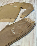 Chestnut Chain Knit Sweatsuit