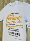 Black/Gold “Addicted To Cul•ture” Premium 8oz. Raw Edge Shirt