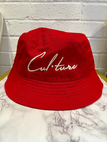 Red Bucket Hat