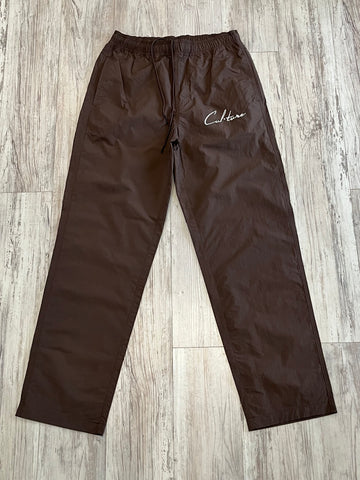 Chocolate Nylon Pants