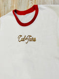 Natural/Red Vintage “Rodeo” Ringer Shirt