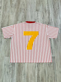 Red Varsity Heavyweight Striped Shirt